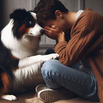 بردر کالی یک سگ با احساسات بالا
